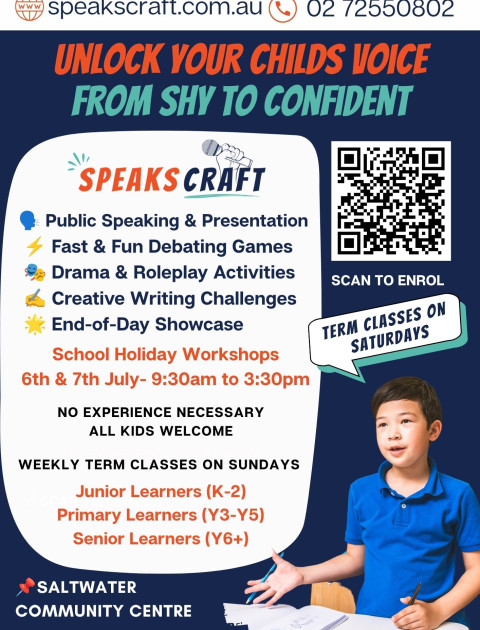 Speakscraft Holiday Workshop