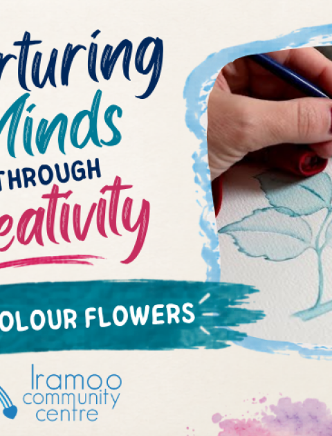 Nurturing Minds Through Creativity - Watercolour Flowers