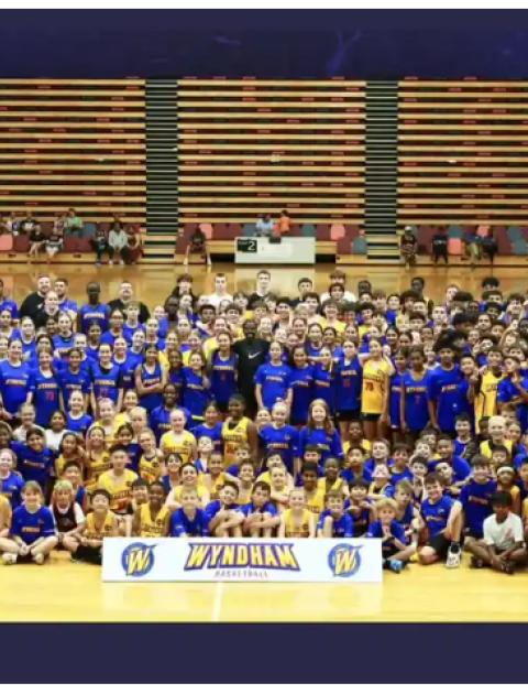 group photo of Wyndham basketball association