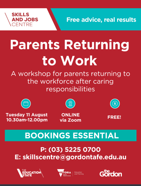Online Workshop: Parents Returning to Work