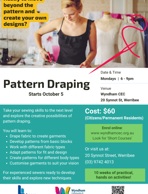 Pattern Draping Course