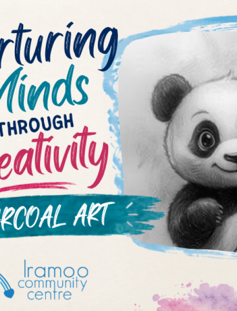 Nurturing Minds Through Creativity - Charcoal Art