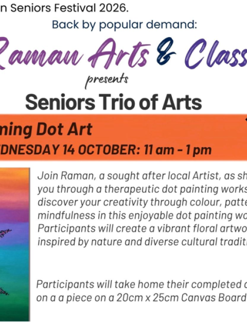 Seniors Festival - Blooming Dot Art