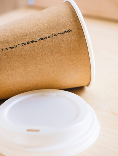 PLA products (compostable plastic)