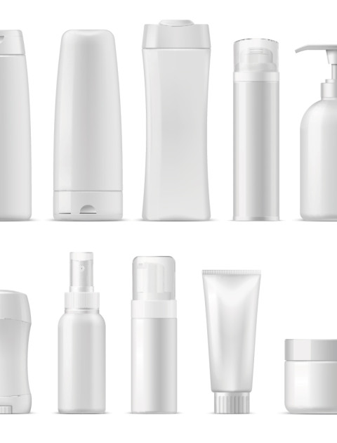 Makeup containers (empty - plastic only)