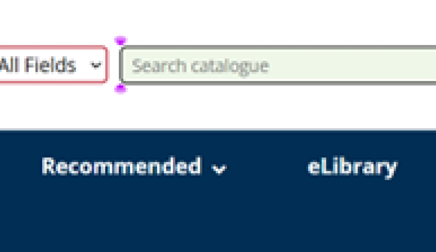 The menu of our Catalogue, with "Can't find it?" highlighted