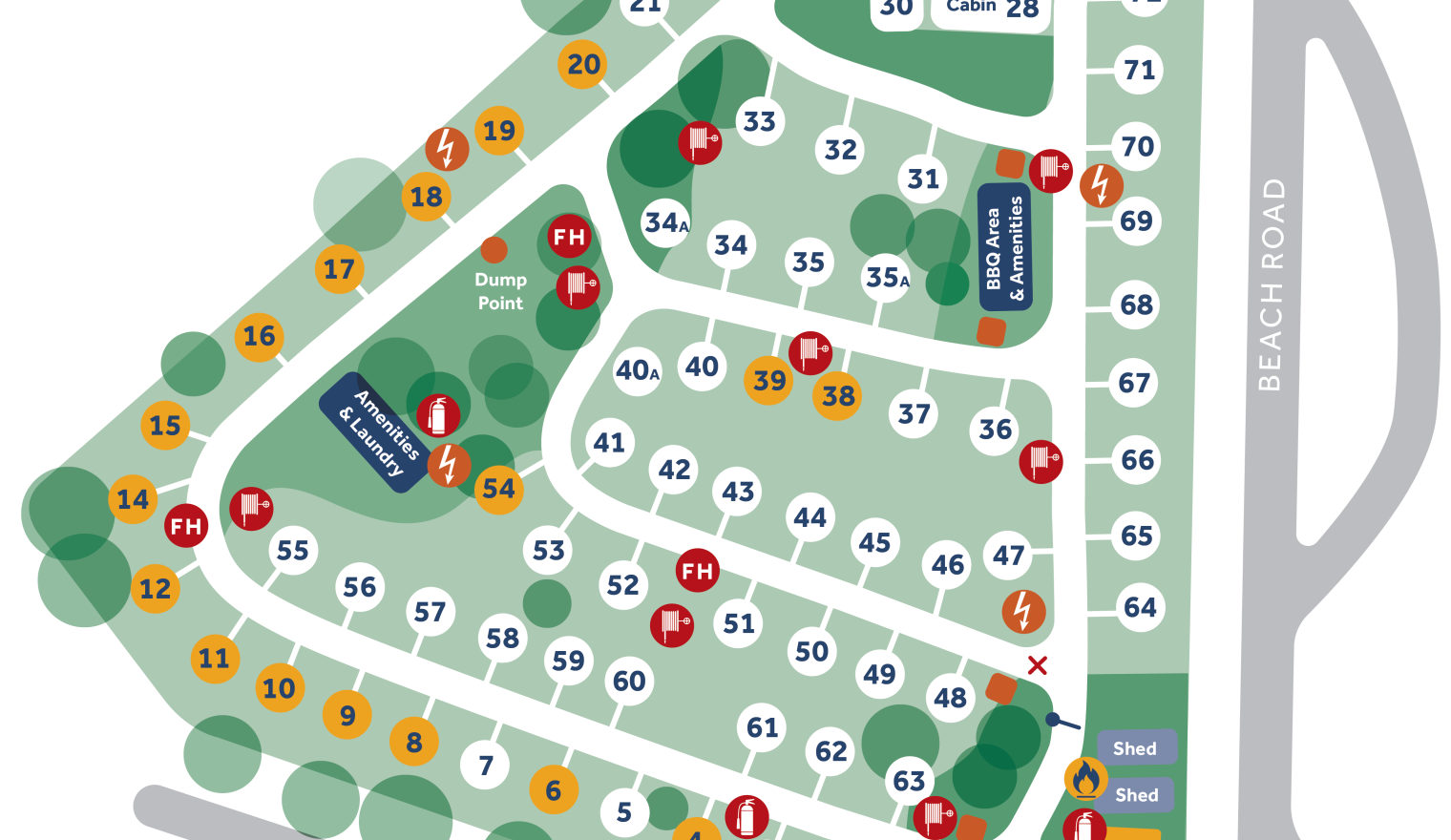 Werribee South Tourist Park Emergency Map