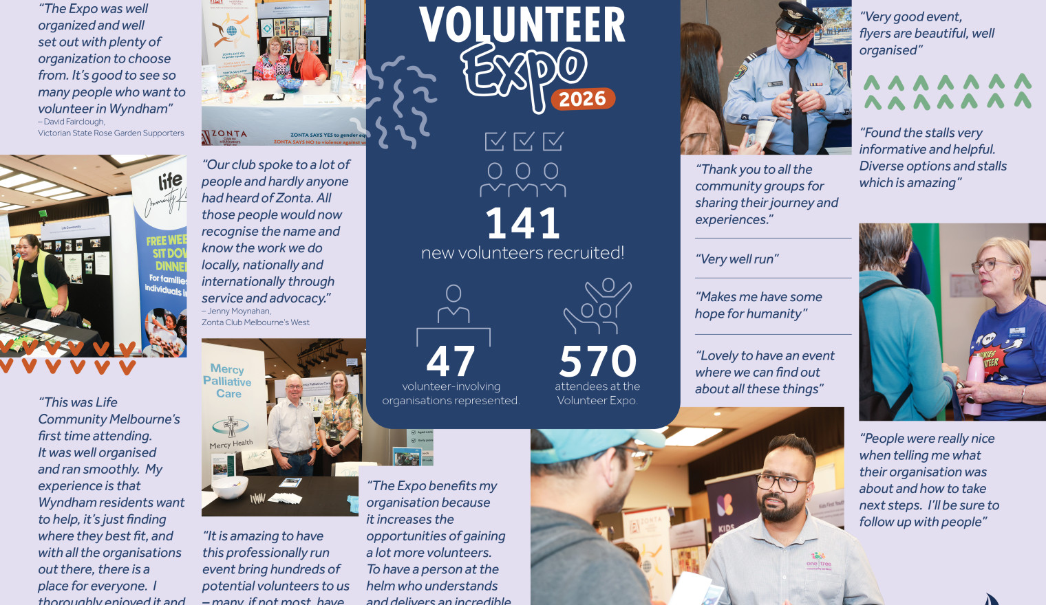 volunteer expo infographic