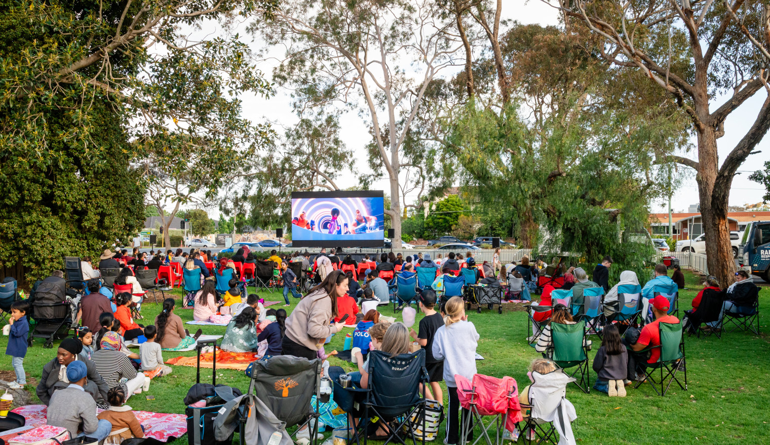 Movies in the Park in Kelly Park