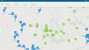 Capital Works Projects map