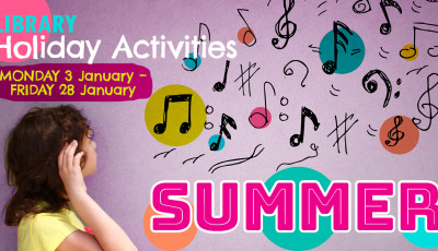 Library Holiday Activities Monday 3 Jan-Friday 28 Jan