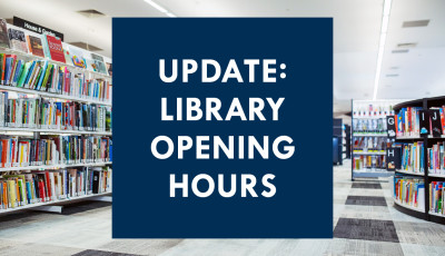 update: library opening hours