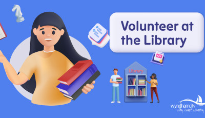 Volunteer at the library