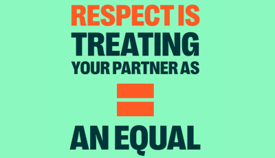 Respect is treating your partner as an equal
