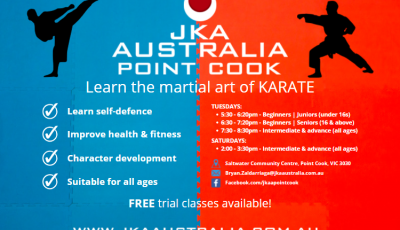 Weekly Karate Classes with JKA Australia Point Cook Branch