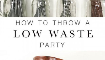 Planning low waste parties - perfect timing for Christmas Celebrations!