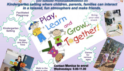 Middleton Drive (Saltwater) Playgroup - Wednesdays