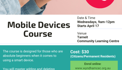 Mobile Devices Course @ Tarneit