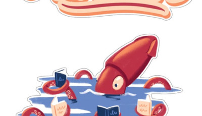 Squid reading books