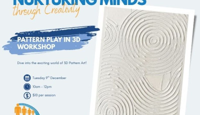 Join Sam and dive into the exciting world of 3D pattern art!
