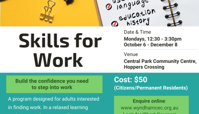 Skills for Work Course