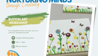 Join the lovely Sam as she shows you how to turn everyday buttons into your very own colourful, textured artwork!