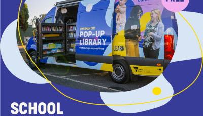 Active Kinders Day at Webster Street Reserve - Pop-Up Library Van - School Holiday Activity