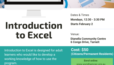 Introduction to Excel Course