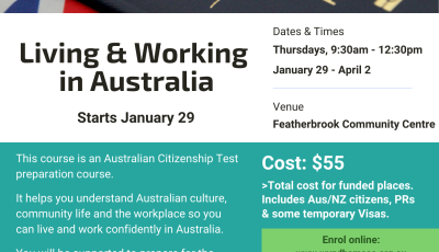 Living and Working in Australia Course