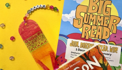 Bookmark with Big Summer Read flyer