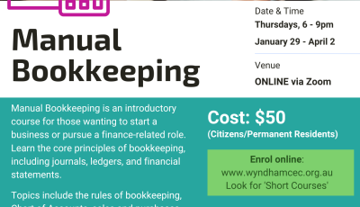 Manual Bookkeeping - Online Course