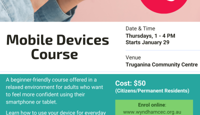 Mobile Devices course at Truganina