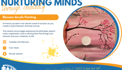 Nurturing Minds Art Classes - Blossom Acrylic Painting