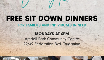Free Sit-Down Dinners at Arndell Park Community Centre
