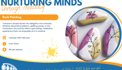 Nurturing Minds Art Classes - Rock Painting