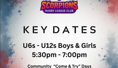 flyer with words key dates