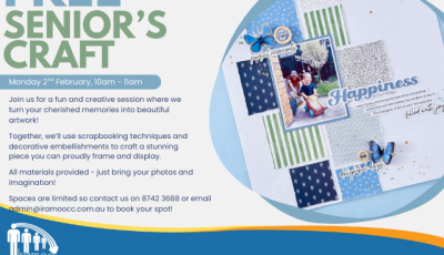 FREE Senior's Craft Activity - Scrapbooking Memories