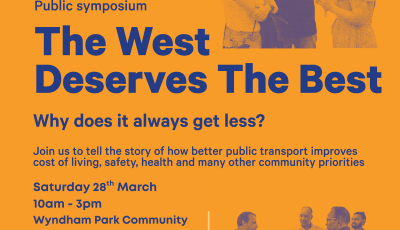 The West Deserves the Best - Community Symposium