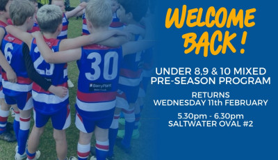 a flyer with kids in a circle with their arms around each other wearing blue, white and red sports tops