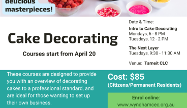 Intro To Cake Decorating 