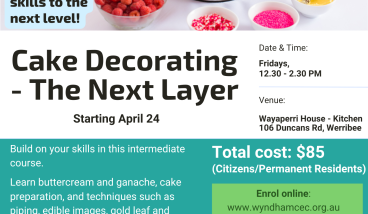 Cake Decorating - The Next Layer Course