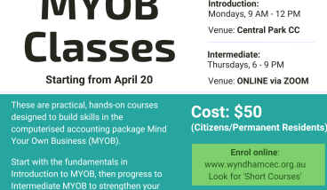 Intermediate MYOB Course