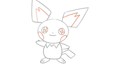 Drawing of Pikachu
