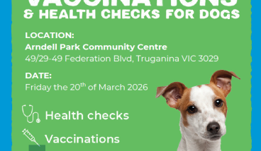 RSPCA - Low Cost Dog Vaccinations & Health Checks Session