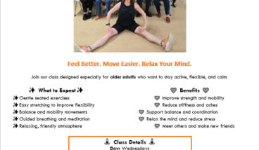 Senior Chair Yoga Class