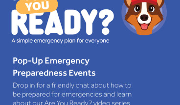 Are You Ready? Emergency Preparedness Pop-Up Event: Sanctuary Lakes