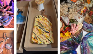 Tapestry of Culture – Resin Cheese Board workshop