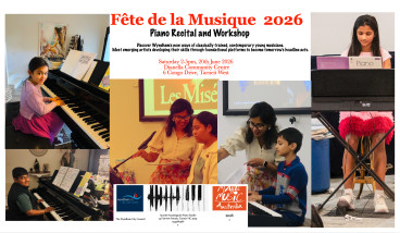 Fête de la Musique  2026 - Piano Recital and Workshop