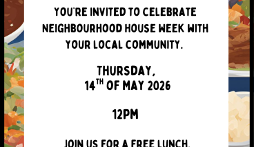 Community Lunch for Neighbourhood House Week