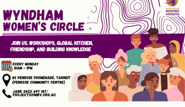 Multicultural Women Victoria (MWV) - Wyndham Women's Circle